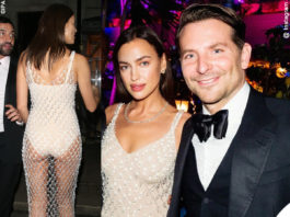Irina Shayk e Bradley Cooper al party di British Vogue dopo i Bafta 2020