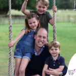 kate middleton fotografa i principi George, Louis e Charlotte