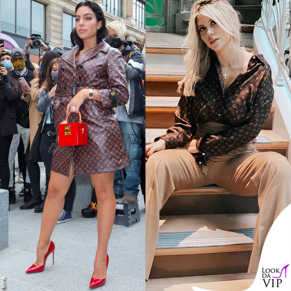 Ronaldo's partner Georgina Rodriguez and Wanda Icardi stun in matching Louis  Vuitton outfits for Paris fashion show