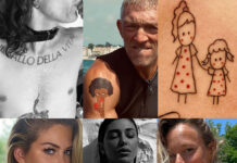 tatuaggi vip Maneskin Cassel Provvedi Caracciolo Rodriguez Pellegrini