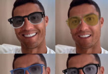 Cristiano Ronaldo lancia gli occhiali da sole CR7 con Lapo Elkann
