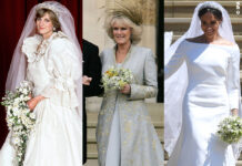 Royal wedding lady diana camilla meghan markle abito da sposa 1
