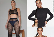 Kim Kardashian look Fendi x Skims 0