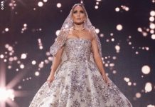 Jennifer Lopez Marry Me Sposami abito Zuahir Murad gioielli Pasquale Bruni