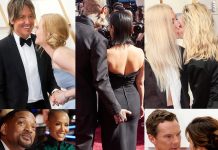look abbinati e passione per le coppie sul red carpet degli oscar 2022: Kidman Kardashian Stewart Will Smith Cumberbatch