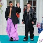 Eurovision Turquoise Carpet Mahmood outfit Willy Chavarria Blanco look Valentino 1
