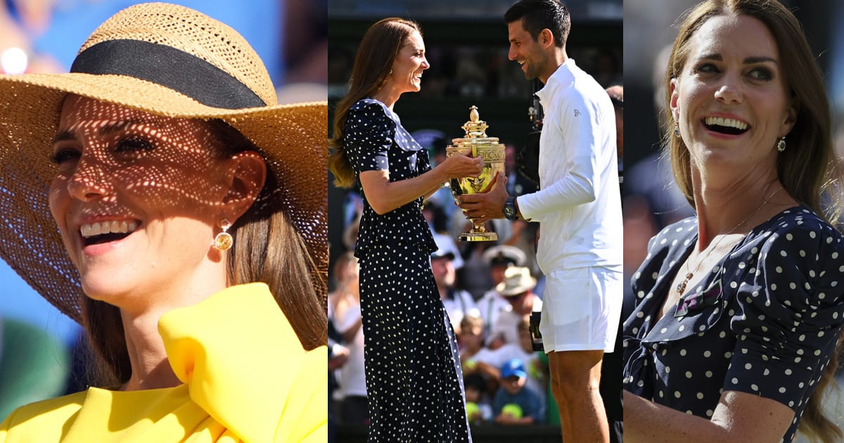 Kate Middleton é tão elegante em Wimbledon, mas ela quebrou o protocolo
