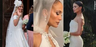 Federica Pellegrini Jennifer Lopez Demet Ozdemir abiti da sposa