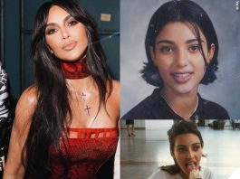kim kardashian e le foto da giovane