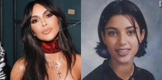 kim kardashian e le foto da giovane