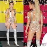 Miley Cyrus Agli Mtv Video Music Awards 2015 outfit Versace
