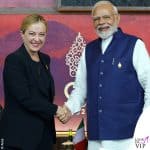 Giorgia Meloni Narendra Modi India spilla G20 Bali