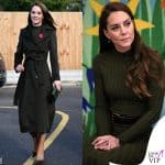 Kate Middleton a londra con l'abito low cost di Mango