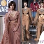 Jenna Ortega Golden Globe abito Gucci gioielli Tiffany 3