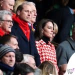 il principe William e Kate Middleton alla partita di rugby