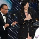 Laura Pausini Sanremo 2016 giacca Byblos abito rosa Stefano De Lellis 1