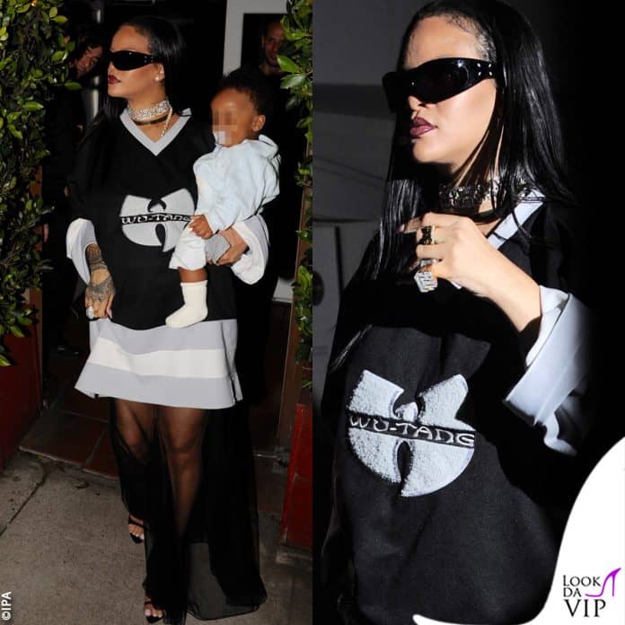 lo stile premaman di Rihanna, incinta del secondo figlio