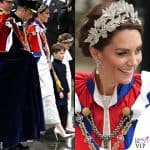 i dettagli nel look di Kate Middleton all'incoronazione di Carlo III