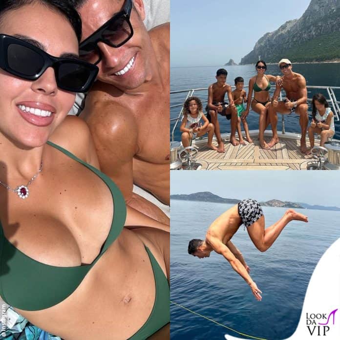 le vacanze in Sardegna di Georgina Rodriguez e Cristiano Ronaldo