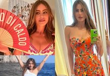 I look di Sofia Vergara in vacanza a Capri