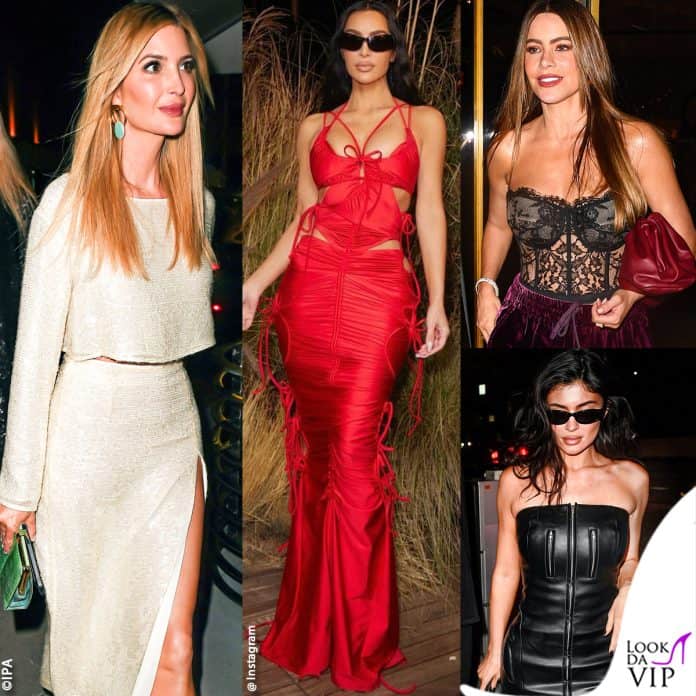 I look delle invitate alla festa di compleanno di Kim Kardashian
