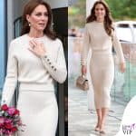 Kate Middleton in bianco è audace