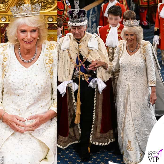 Re Carlo e la regina Camilla a Westminster per il King's Speech
