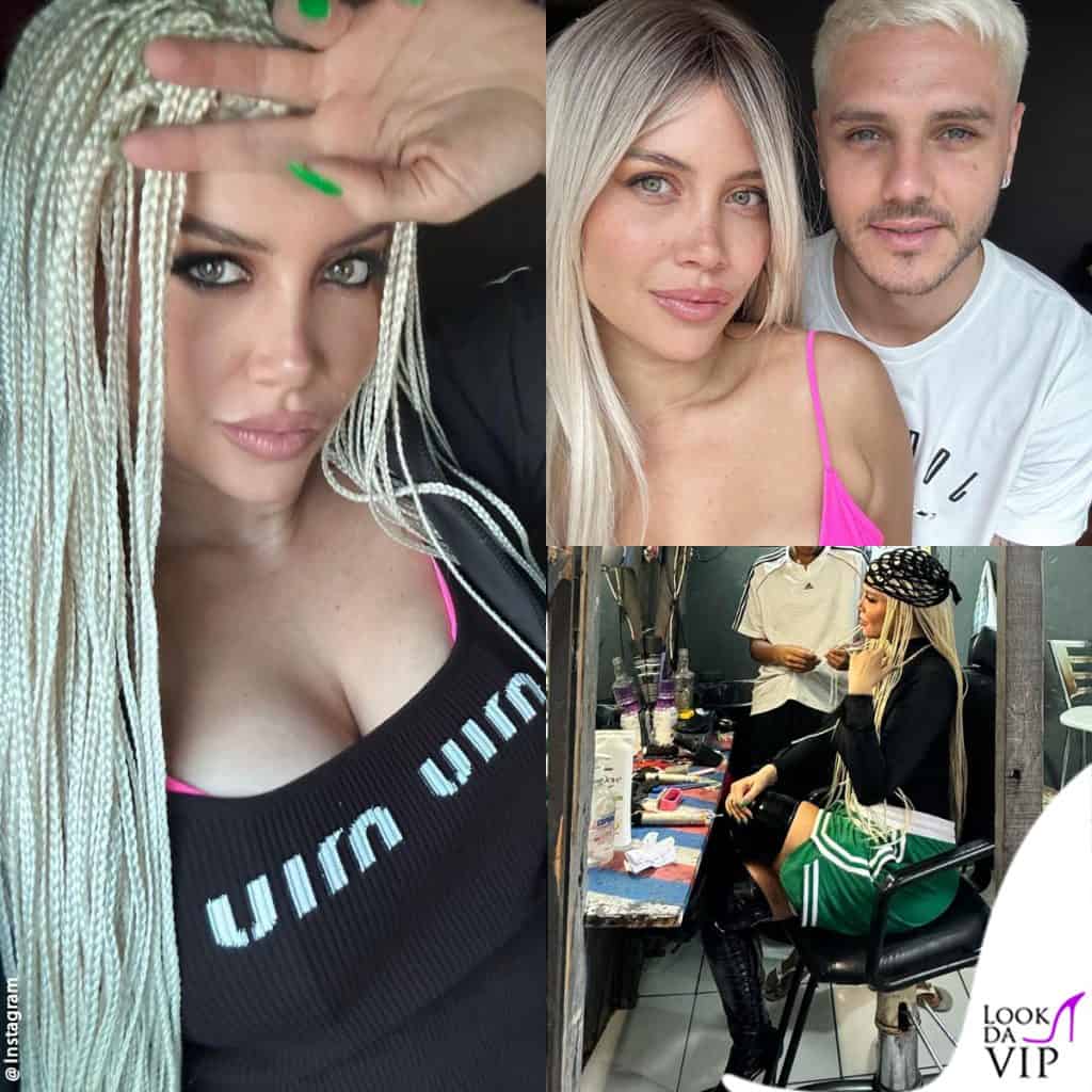 Wanda Nara e Mauro Icardi in Sudamerica si fanno biondi