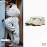 Rihanna pelliccia Dolce e Gabbana scarpe Fenty x Puma 1