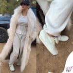 Rihanna pelliccia Dolce e Gabbana scarpe Fenty x Puma 3g