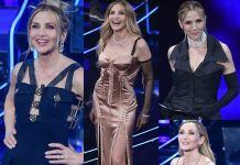 Sanremo, 4 serata: i look made in Italy di Lorella Cuccarini