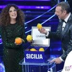 Teresa Mannino Sanremo 3 serata abito Roberto Cavalli