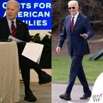 Joe Biden con le sneakers Hoka