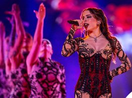 Angelina Mango 2 semifinale Eurovision 2024 in Etro