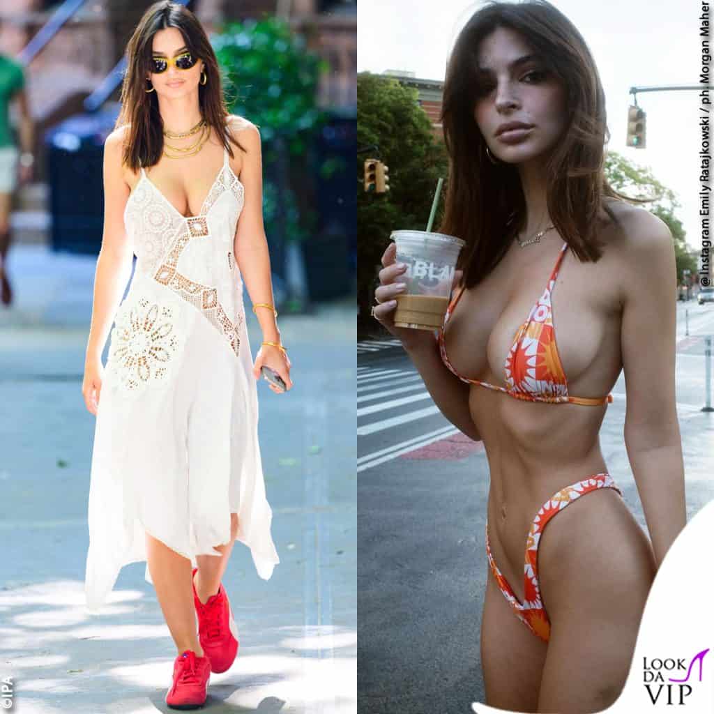 Emily Ratajkowski in Mango e Inamorata