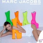 irina Shayk promuove i Kiki Boots di Marc Jacobs