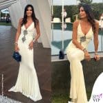 Elisabetta Gregoraci abito Roberto Cavalli vintage