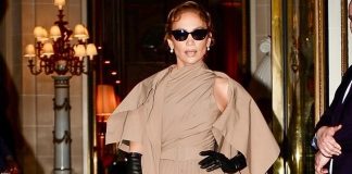 Jennifer Lopez a Parigi per la sfilata Dior