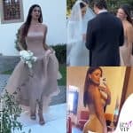 I look di Belen Rodriguez al matrimonio di Cecilia Rodriguez e Ignazio Moser