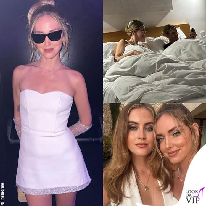 il look di Chiara Ferragni al white party di Veronica Ferraro