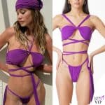 Diletta Leotta bikini Talhita viola WINONA 3