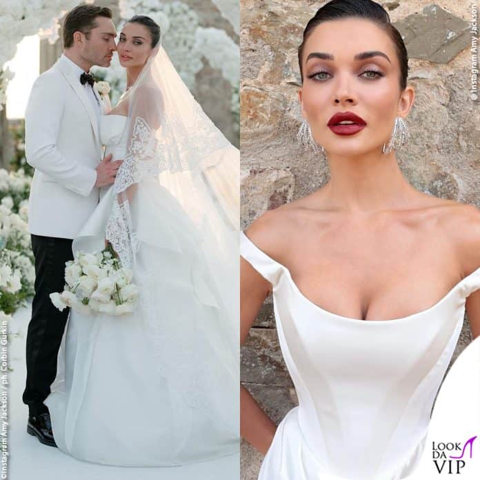 I dettagli di look del matrimonio di Ed Westwick e Amy Jackson