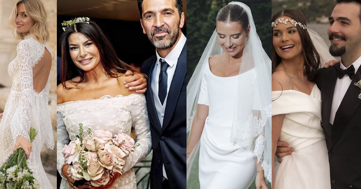 Le vip a nozze: gli abiti da sposa di settembre