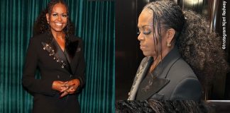 Michelle Obama in Atelier Versace agli Albie Awards